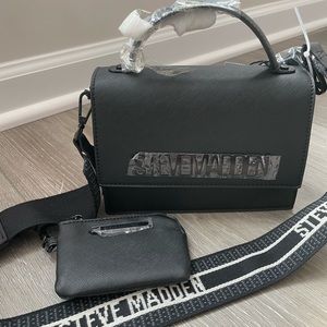 Steve Madden Black Purse